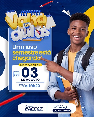 VOLTA AS AULAS - AGOSTO